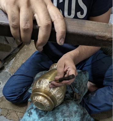 Handcrafted Aluminium Keepsake Urn for Ashes,Best Selling Urns Manufacturer