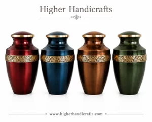 Large Grecian Metal Adult Cremation Urn | Handcrafted Funeral Urns Manufacturer & Supplier