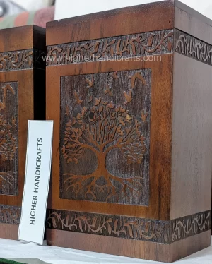 wood urns supplier